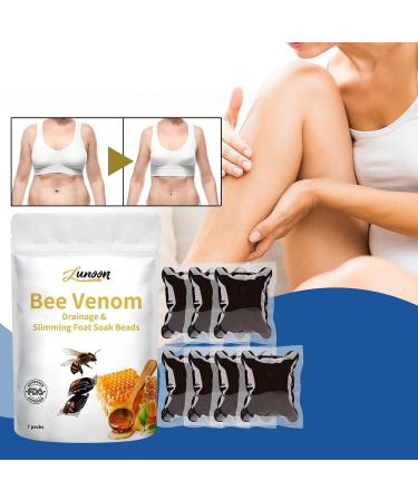 Lukmlca Bee Venom Lymphatic Drainage & Slim_ming Foot Soak Beads Lukmlca Bee Venom Foot Soak Cleansing Foot Soak Beads Lukmlca Bee Venom Lymphatic Drainage Foot Soak (7pcs/ 1 pack) - Buy Online on GoSupps.com