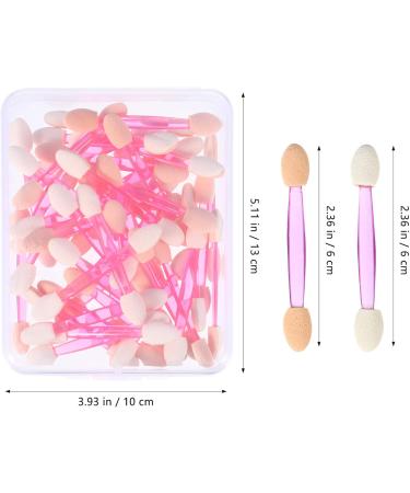 MUSISALY 100pcs Double Ended Eyeshadow Brush Eye Shadow Applicator Eye Makeup Plastic - Buy Online on GoSupps.com