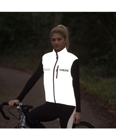 Proviz Women's Switch Gilet Vest 8 - Lightweight Reflective Silver-Grey for Ultimate Visibility & Comfort - Buy Online on GoSupps.com