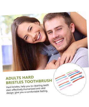 Buy Minkissy 12 Pack Premium Hard Bristle Toothbrushes - Adult Toothbrushes for Effective Cleaning - International Shipping Available - Buy Online on GoSupps.com
