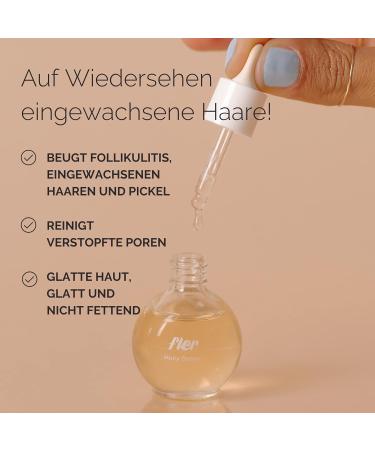 Fler Hoary Drops - Tea Tree Oil Treatment for Ingrown Hair & Skin Peeling | 14 ml Soothing Solution for Body & Face - Buy Online on GoSupps.com