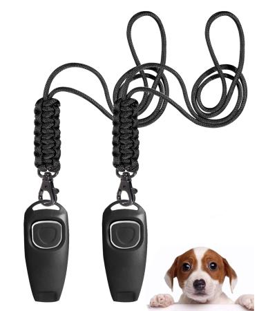 Todremou dog whistle R tter recall dog pipes high frequency clicker dog clicker set clicker dog training clicker training black 2 pieces - Buy Online on GoSupps.com