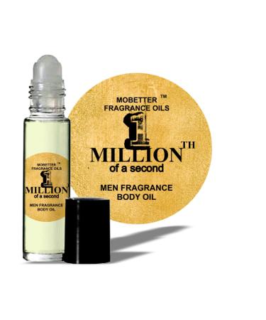 1 Millionth of a Second Men Body Oil By MoBetter Fragrance Oils