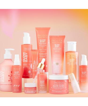 Pacifica Beauty Glow Baby Brightening Body Wash - Vitamin C Niacinamide Kakadu Plum - Hydrating Vegan Bath Gel - 12 fl oz - Buy Online on GoSupps.com
