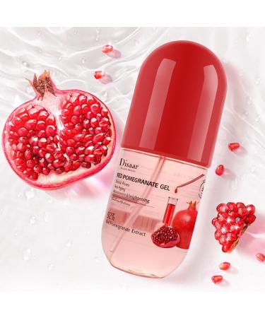 DISAAR Beauty Aloe Vera Gel Cracked Skin Refreshing After Sun Moisturizing 280ml/9.45oz (Red Pomegranate Gel)