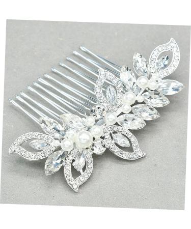FRCOLOR 1pc hair barrettes for women hair accessories for women wedding rhinestone hair comb flower girl hair accessories for wedding bridal hair comb Hair piece European and American Miss - Buy Online on GoSupps.com