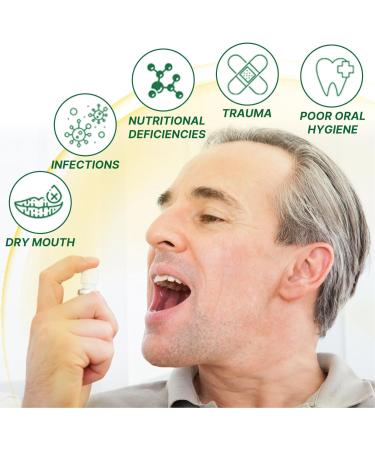 Buy Tongue Repair Spray Set (3 x 30ml) - Reduce Swelling & Freshen Breath | Effective Tongue Relief Treatment - Buy Online on GoSupps.com