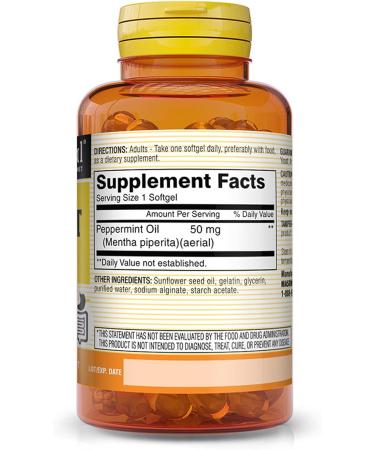 Natural Gastrointestinal Comfort and Healthy Guy Support Bundle of MASON NATURAL Whole Herb Ginger 500 mg 60 Capsules + MASON NATURAL Peppermint Oil 50 mg 90 Softgels. - Buy Online on GoSupps.com