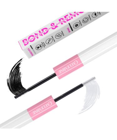 CAELYMINE Lash Bond and Remover  Cluster Lash Glue for Sensitive Eyes  Super Strong Hold 48 Hours DIY Eyelash Extension Glue Waterproof & Rose Extract DIY Eyelash Extension Remover  Latex Free - Buy Online on GoSupps.com