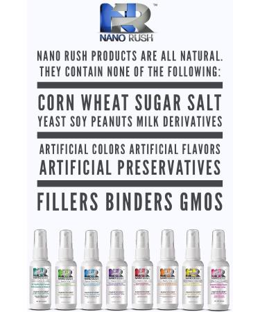 NanoRush Swarming B Complex Sublingual Spray - Complete Vitamin B Blend Dietary Supplement - Orange Cream Flavor - Buy Online on GoSupps.com