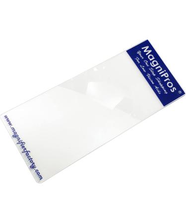 MagniPros Premium 3X Page Magnifying Lens with 3 Bonus Bookmark Magnifiers - Ideal for Reading Small Prints, Low Vision Aids, and Solar Projects - Buy Online on GoSupps.com