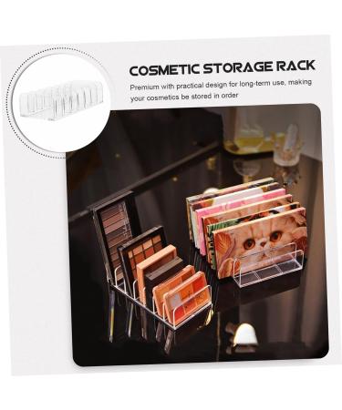 Beavorty Makeup Pallete 4 Pcs Partition Storage Display Rack Eyeshadow Organizer Plastic Purse Organizer Face Powder Acrylic Makeup Organizer 17X7X4CMx2pcs Transparentx2pcs - Buy Online on GoSupps.com