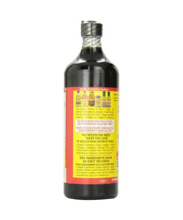 Bragg Liquid Aminos All Purpose Seasoning 32 fl oz - Natural Soy Sauce Alternative - Buy Online on GoSupps.com