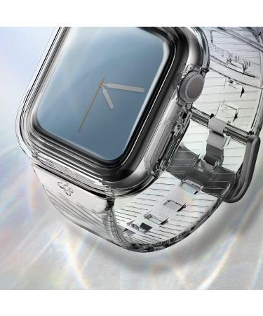 Spigen Liquid Crystal Pro Designed for Clear Apple Watch Band with Case Series SE2/6/SE/5/4 (40mm) - Crystal Clear - Buy Online on GoSupps.com