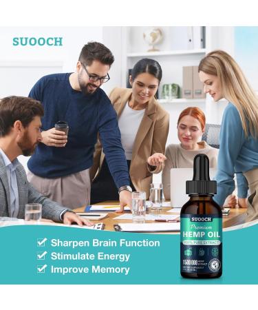 Hemp Oil Organic Premium(2 Pack)- Maximum Strength 100% Natural Drops Hemp Extract Tincture Supports Relaxation - Buy Online on GoSupps.com