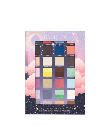 Pacifica Beauty Stellar Gaze Eye Shadow Palette - 28 Vegan, Cruelty-Free Shades | Matte, Shimmer & Glitter Mica | Eco-Friendly Packaging - Buy Online on GoSupps.com