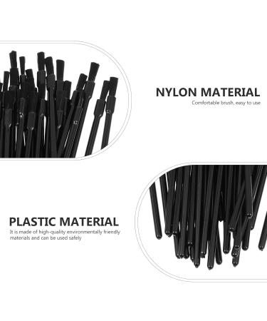 300 Pcs Mini Lipstick & Lip Liner Brushes - Exfoliating Lip Applicator Wands for Makeup - Travel Disposable - Perfect for Cosmetics - Black - Buy Online on GoSupps.com