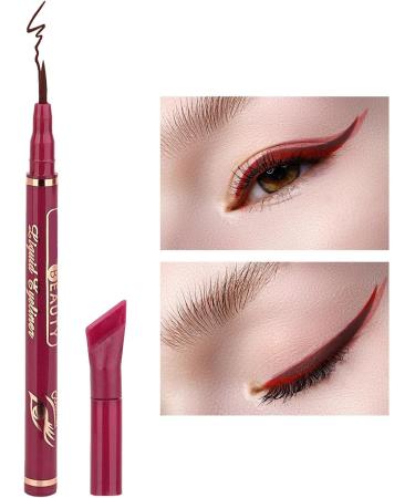 Eye Liquid Liner | Waterproof Pencil for Long-Wear Eye Makeup - Fast-dry Smooth Eye Makeup for Women Daily Work Leisure Outgoing Vacation Frifer Wingtail Eyeliner_12# - Buy Online on GoSupps.com