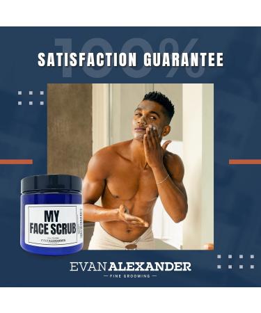 Evan Alexander Grooming Face Scrub - Exfoliating All-Natural Men s Scrub with Pumice & Clay for Skin Irritation - 4 oz - Buy Online on GoSupps.com