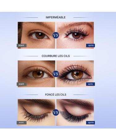 Lengthening Mascara | Black Mascara for Volume and Length Smudge-Resistant Makeup for Women Parties Travel Evenings - Buy Online on GoSupps.com