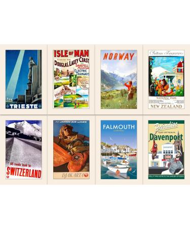 Shop Bear and Bee 40 Vintage Travel Postcards - Multipack Set 1 | Unique Gifts from Popular Destinations | International Shipping Available - Buy Online on GoSupps.com