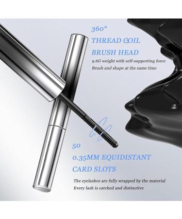 Vivavogue Lash Kapeine Iron Wand Mascara Vervaci Iron Rod Mascara Waterproof Vervaci Mascara 3d Curling Eyelash Iron Mascara with Eyelash Curler Long-Lasting and Smudge (2*Black) - Buy Online on GoSupps.com