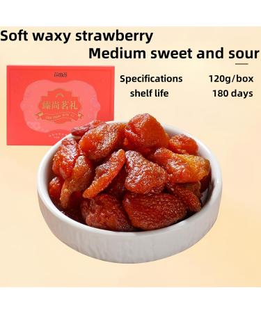  MKSDDF MKSDDF - Preserved Dried Fruits - Healthy Fruit Snacks - Asian Snacks - Chinese Snacks - Preserved Fruit Snacks - 120g Gift Box (Strawberry Cans) - Buy Online on GoSupps.com