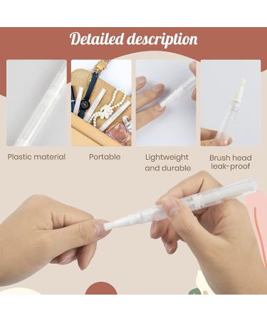 ICYANG Nail Oil Pen Cuticle Lip Gloss with Brush Applicators - 10 Pieces - Buy Online on GoSupps.com