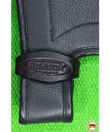 HILASON Replacement Leather Fenders Pair Horse Endurance Saddle Black