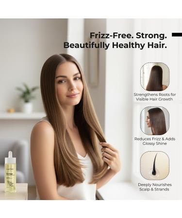 Moringa Cold Pressed Miracle Oil | Hair Growth | Frizz Control | Clear Skin | Rich in Antioxidants & Vitamins | 2 fl oz / 59ml Moringa Oil - Buy Online on GoSupps.com