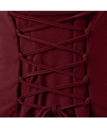Renaissance Women's Lace-Up Hooded Robe Dress - Vintage High-Low Cloak [Color 05, Size Small] - Buy Online on GoSupps.com