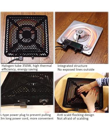 ZCBYBT Under Counter Heater 350W - Portable Kotatsu Halogen Tube Heater & Foot Warmer Accessories for Cozy Warmth - Buy Online on GoSupps.com