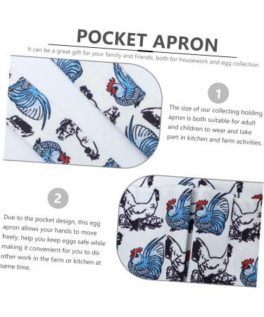 2pcs Egg Picking Apron The Egg Holder Egg Sprons Chicken Egg Apron Eggs Women's Pocket Large 1 - Buy Online on GoSupps.com