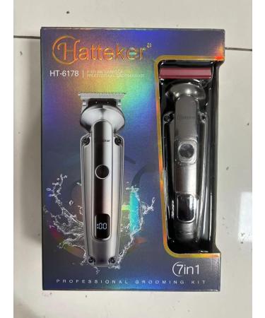 Hatteker Beard Trimmer for Men - Waterproof Electric Razor Cordless Hair Clippers & Grooming Kit for Mustache Nose Body & Facial Hair - Perfect Father's Day Gift - Buy Online on GoSupps.com