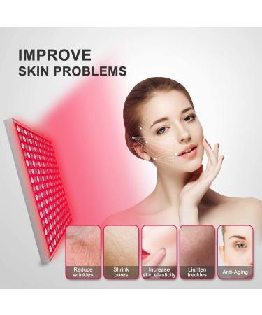 Allisable 45W Red LED Light Therapy Panel - Deep Red 660nm & Near Infrared 850nm Combo | FDA Registered - Buy Online on GoSupps.com