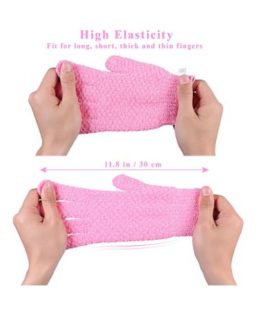 Exfoliating Gloves - Double Sided Scrubbing Bath Gloves for Men Women & Kids | 6 Pairs for Ultimate Skin Care - Buy Online on GoSupps.com