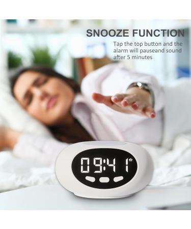 HEROSS Talking Alarm Clock - Extra Loud for Kids & Seniors | Easy-to-Use Clock for Hearing & Visually Impaired | White/Opulent Garden - Buy Online on GoSupps.com