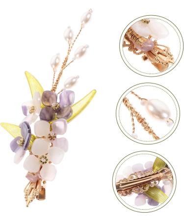 minkissy bridal hair accessories hair clips resin hair barrettes for women thick hair asian hair accessories aesthetic hair accessories hair accessories for women temperament China bride - Buy Online on GoSupps.com