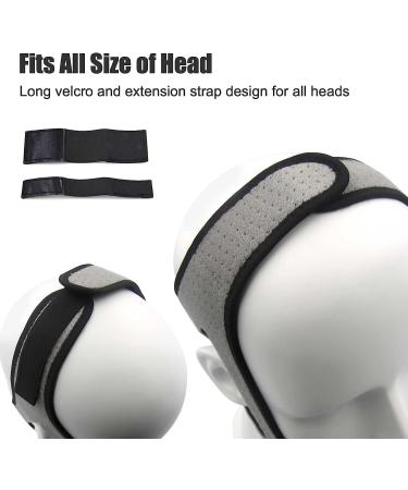 LUZMQ Anti Snoring Chin Strap - Adjustable Breathable Sleep Support for Men (Gray) - Buy Online on GoSupps.com