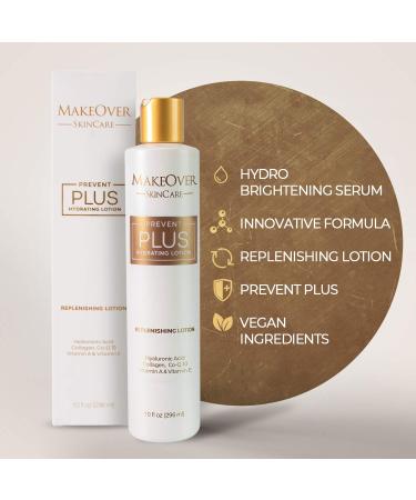 MakeOver SkinCare Prevent Plus Hydrating Lotion - Stretch Marks & Scar Prevention with Vitamin A E CoQ10 Hyaluronic Acid & Collagen - 1.0 Fl Oz - Buy Online on GoSupps.com