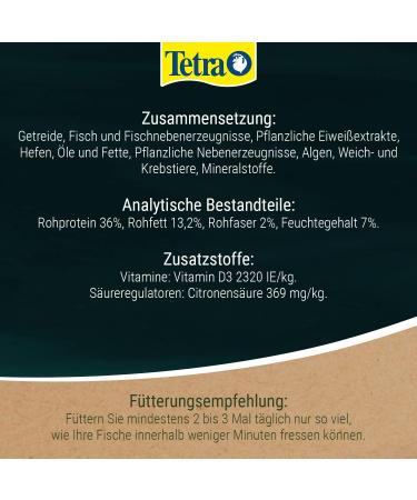 Tetra Pond Flakes - Premium Fish Feed for Small & Young Pond Fish | Balanced Diet 10L Can (1 Pack) - Buy Online on GoSupps.com