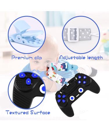 2 Pack Baby Teething Toys - Remote Control & Car Shape Silicone Teether Set for Babies - Buy Online on GoSupps.com