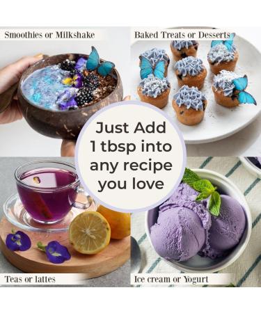 Philosophie Butterfly Boost Superfood Blend - Plant-Based Adaptogen with Butterfly Pea Flower Ashwagandha & Maca Root for Enhanced Brain Function Energy & Digestion - Shop Internationally - Buy Online on GoSupps.com