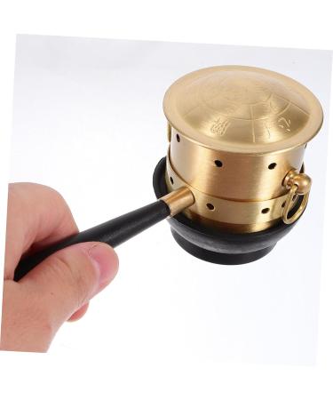 Moxibustion Box Set - Smoke-Free Copper Moxa Burner Holder | Gatuida 16x6cm Heat Treatment Massage Tank - Buy Online on GoSupps.com