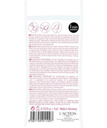 L'Action Paris Nourishing Cuticle Pen with Avocado Extract - 4ml - Buy Online on GoSupps.com
