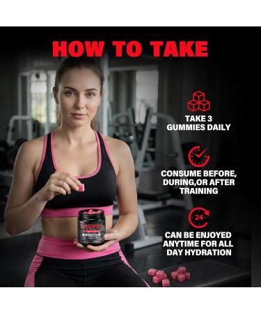 EAA Gummies - 2:1:1 BCAA Formula (8300mg) - Essential Amino Acids for Muscle Recovery & Endurance - Non-GMO Gluten Free Sugar Free Vegetarian Strawberry Flavor - 90 Count - Buy Online on GoSupps.com