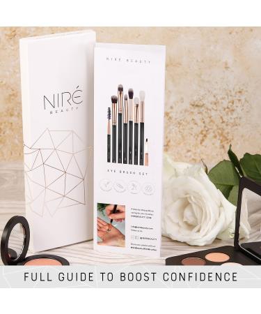 Nir Eye Brush Set | Award-Winning Eye Makeup Brushes for Eyes & Brows - Rose Gold Eye Shadow Brush Eyebrow Brush & Tweezers - Shop Internationally - Buy Online on GoSupps.com