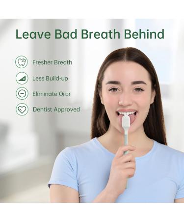 Oral Cleaner & Gel Kit - Fight Bad Breath & Halitosis | Tongue Cleaner for Adults | Fresh Mint - International Shipping Available - Buy Online on GoSupps.com