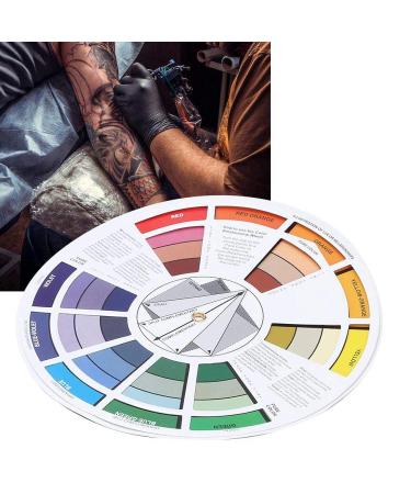 Multi-Color Tattoo Color Wheel Guide for Art Classroom & Business - Buy Online on GoSupps.com