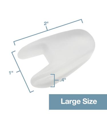 ZenToes Bunion Pain Relief Toe Separators - Set of 6 Flared Gel Straighteners for Toe Alignment and Corn Prevention (Large) - Pack of 6 - Buy Online on GoSupps.com